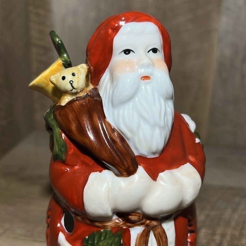 Villeroy Boch 1748 Christmas Ornament Santa Candle Tea Light St Nicholas